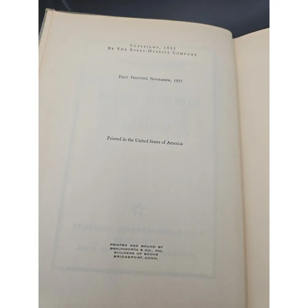 Some For The Glory , Louis Zara HC Bobbs-Merrill‎ 1937 First Printing Edition